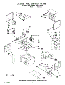 05 - Cabinet And Stirrer Parts parts for Maytag Oven JMW2327WS00 from AppliancePartsPros.com
