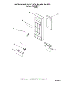 06 - Microwave Control Panel Parts parts for Maytag Oven JMW8330DAB15 from AppliancePartsPros.com
