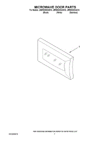 05 - Microwave Door Parts parts for Maytag Oven JMW9330DAS16 from AppliancePartsPros.com