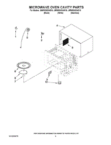 07 - Microwave Oven Cavity Parts parts for Maytag Oven JMW9330DAS16 from AppliancePartsPros.com