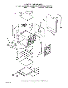 02 - Lower Oven Parts parts for Maytag Oven JJW2830WS00 from AppliancePartsPros.com