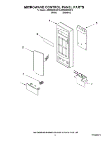 06 - Microwave Control Panel Parts parts for Maytag Oven JMW8330DAW16 from AppliancePartsPros.com