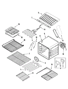 05 - Oven parts for Jenn-Air Oven JMW9527DAB from AppliancePartsPros.com