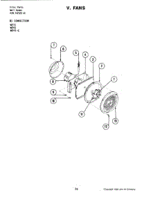 05 - Fans (Convection) parts for Jenn-Air Oven W211 from AppliancePartsPros.com