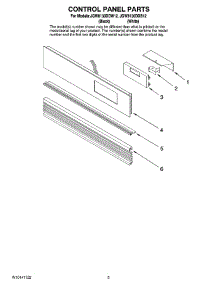 02 - Control Panel Parts parts for Maytag Oven JGW8130DDW12 from AppliancePartsPros.com