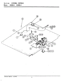 04 - Internal Controls parts for Jenn-Air Oven W106B-C from AppliancePartsPros.com