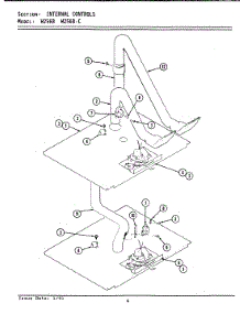06 - Internal Controls (W256b&Bc) parts for Jenn-Air Oven W256B-C from AppliancePartsPros.com