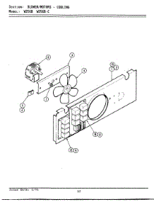 02 - Blower Motor / Cooling (W256b&Bc) parts for Jenn-Air Oven W256B-C from AppliancePartsPros.com