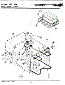 07 - Liner parts for Jenn-Air Oven W156B from AppliancePartsPros.com