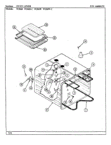 06 - Oven parts for Jenn-Air Oven W206B-C from AppliancePartsPros.com