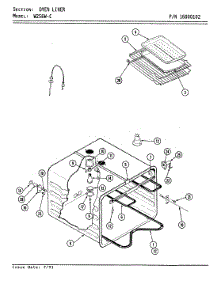 07 - Oven (W256w-C) parts for Jenn-Air Oven W256W-C from AppliancePartsPros.com