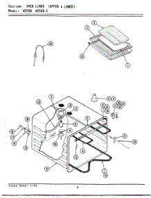 07 - Oven (W256b&Bc) parts for Jenn-Air Oven W256B from AppliancePartsPros.com