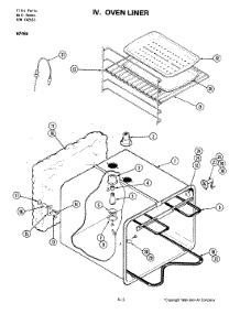 07 - Oven Liner parts for Jenn-Air Oven W246W from AppliancePartsPros.com