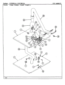 06 - Internal Controls parts for Jenn-Air Oven W206W from AppliancePartsPros.com