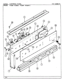 04 - Control Panel parts for Jenn-Air Oven W206W-C from AppliancePartsPros.com