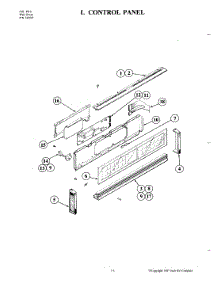 02 - Control Panel parts for Jenn-Air Oven W188W-C from AppliancePartsPros.com
