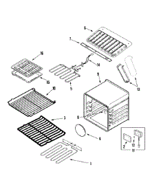 05 - Oven parts for Jenn-Air Oven JMW8527DAB from AppliancePartsPros.com