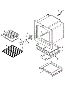 05 - Oven / Base parts for Jenn-Air Oven JGW8130DDW from AppliancePartsPros.com