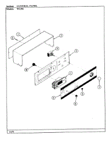 02 - Control Panel parts for Jenn-Air Oven WG206 from AppliancePartsPros.com