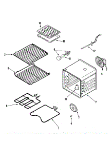 Oven parts for Jenn-Air Oven JJW9330DDS from AppliancePartsPros.com