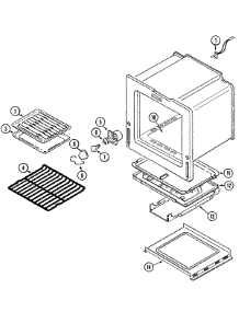 06 - Oven / Base parts for Jenn-Air Oven JGW8130ADB from AppliancePartsPros.com
