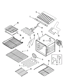 04 - Oven parts for Jenn-Air Oven JJW9630DDW from AppliancePartsPros.com