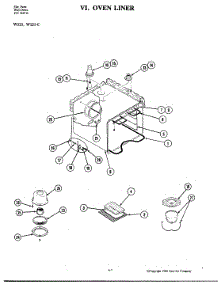 07 - Oven parts for Jenn-Air Oven W121 from AppliancePartsPros.com