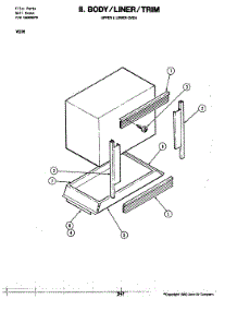 11 - Microwave Trim parts for Jenn-Air Oven W236 from AppliancePartsPros.com