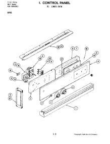 08 - Control Panel-Lower Oven parts for Jenn-Air Oven W266 from AppliancePartsPros.com