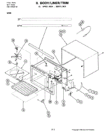 07 - Body-Liner / Trim-Upper Oven parts for Jenn-Air Oven W266 from AppliancePartsPros.com