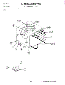 05 - Body-Liner / Trim-Lower Oven parts for Jenn-Air Oven W266 from AppliancePartsPros.com