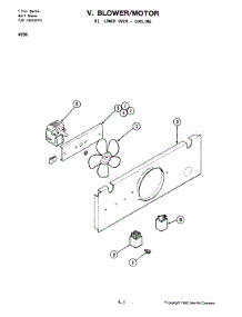02 - Blower Motor-Cooling Fan-Lower parts for Jenn-Air Oven W266 from AppliancePartsPros.com