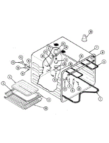 11 - Liner (Lower) parts for Jenn-Air Oven WM236B from AppliancePartsPros.com