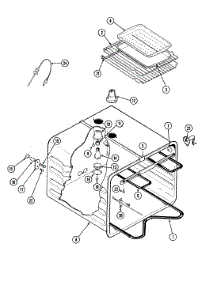 07 - Oven Liner (W256w) parts for Jenn-Air Oven W256W from AppliancePartsPros.com