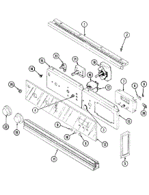 04 - Control Panel parts for Jenn-Air Oven W2750B-C from AppliancePartsPros.com