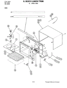 06 - Body\Liner (Upper M130) parts for Jenn-Air Oven W230 from AppliancePartsPros.com