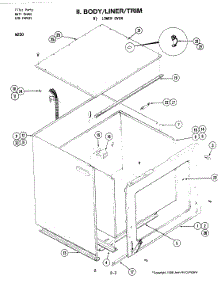05 - Body\Liner (Lower) parts for Jenn-Air Oven W230 from AppliancePartsPros.com