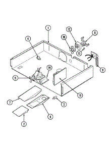 04 - Internal Controls parts for Jenn-Air Oven W27200B from AppliancePartsPros.com