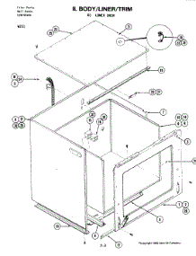 04 - Body (Lower) parts for Jenn-Air Oven W231 from AppliancePartsPros.com