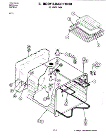 05 - Body (Lower) parts for Jenn-Air Oven W231 from AppliancePartsPros.com