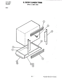03 - Body parts for Jenn-Air Oven W231 from AppliancePartsPros.com