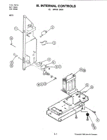 12 - Internal Controls (Upper) parts for Jenn-Air Oven W231 from AppliancePartsPros.com