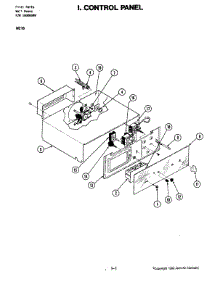 02 - Control Panel parts for Jenn-Air Oven W216 from AppliancePartsPros.com
