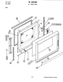 10 - Door (Upper) parts for Jenn-Air Oven W231 from AppliancePartsPros.com