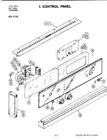 02 - Control Panel parts for Jenn-Air Oven 21238 from AppliancePartsPros.com