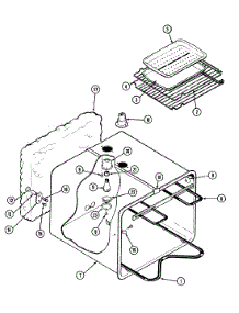 06 - Oven parts for Jenn-Air Oven 21238 from AppliancePartsPros.com