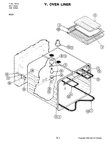 07 - Oven parts for Jenn-Air Oven W123 from AppliancePartsPros.com