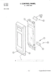 08 - Control Panel (Upper) parts for Jenn-Air Oven 21336 from AppliancePartsPros.com
