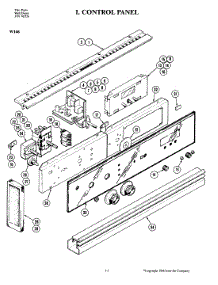 02 - Control Panel parts for Jenn-Air Oven W146 from AppliancePartsPros.com