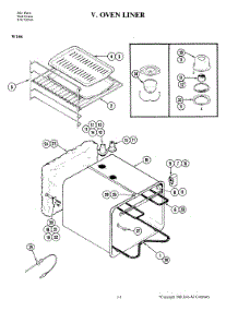 07 - Oven parts for Jenn-Air Oven W146 from AppliancePartsPros.com